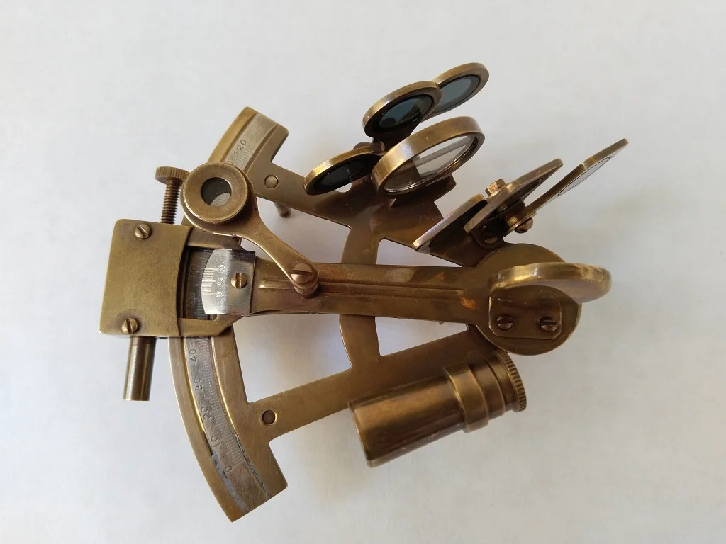 Messing Nautisch Sextant Navigationsinstrument der Seefahrt 13