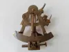 Messing Nautisch Sextant Navigationsinstrument der Seefahrt 15