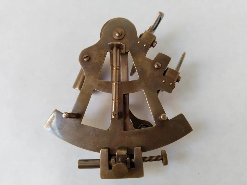 Messing Nautisch Sextant Navigationsinstrument der Seefahrt 15