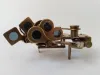 Messing Nautisch Sextant Navigationsinstrument der Seefahrt 3