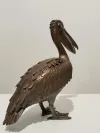 Messing Pelikan Skulptur 2