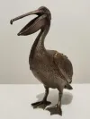 Messing Pelikan Skulptur 6