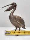 Messing Pelikan Skulptur 9