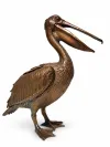 Messing Pelikan Skulptur