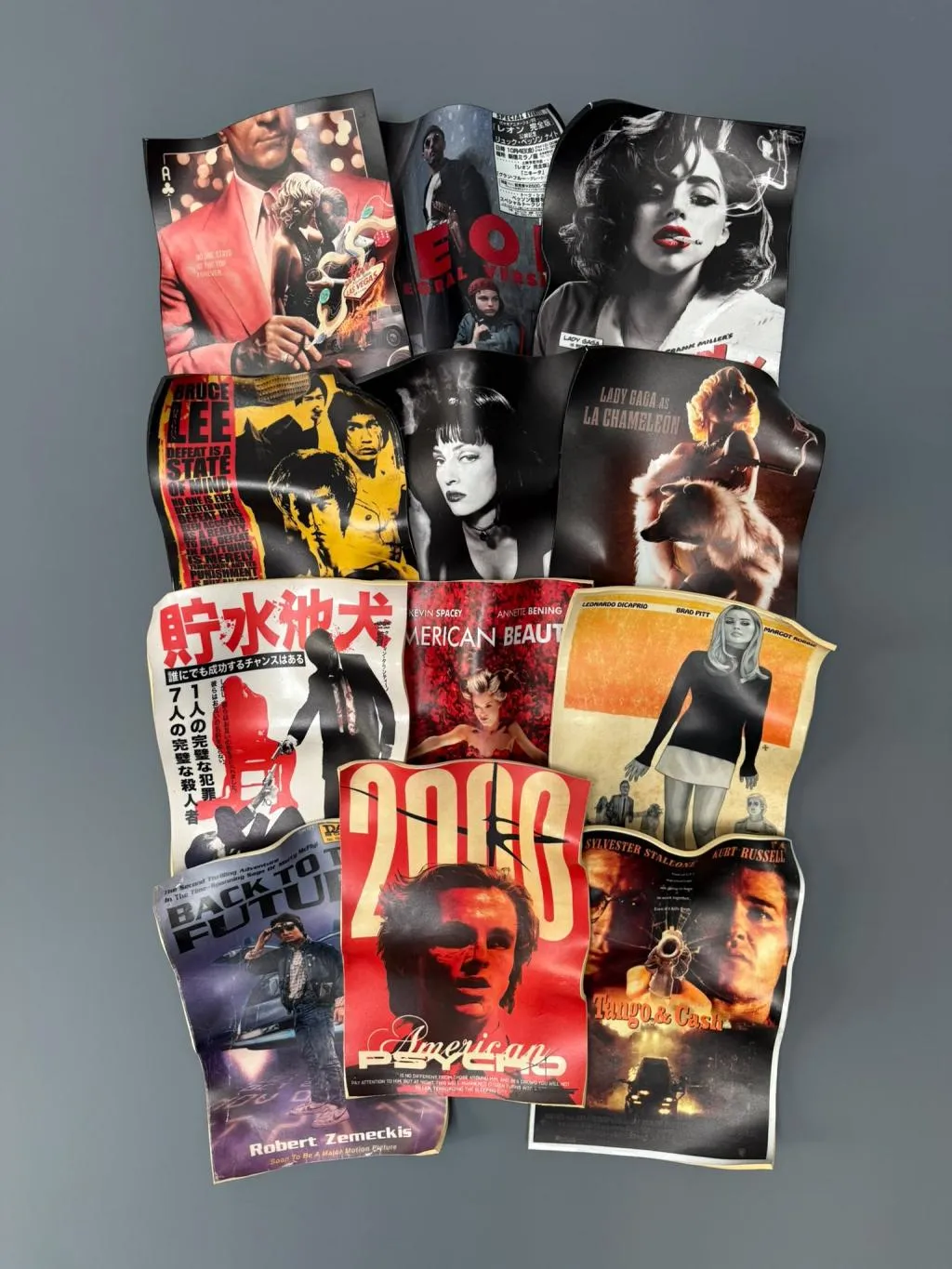 Modern 3D Wall Sculpture Pop Art Movie Posters 1