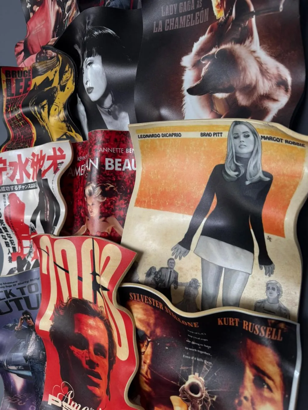 Modern 3D Wall Sculpture Pop Art Movie Posters 2