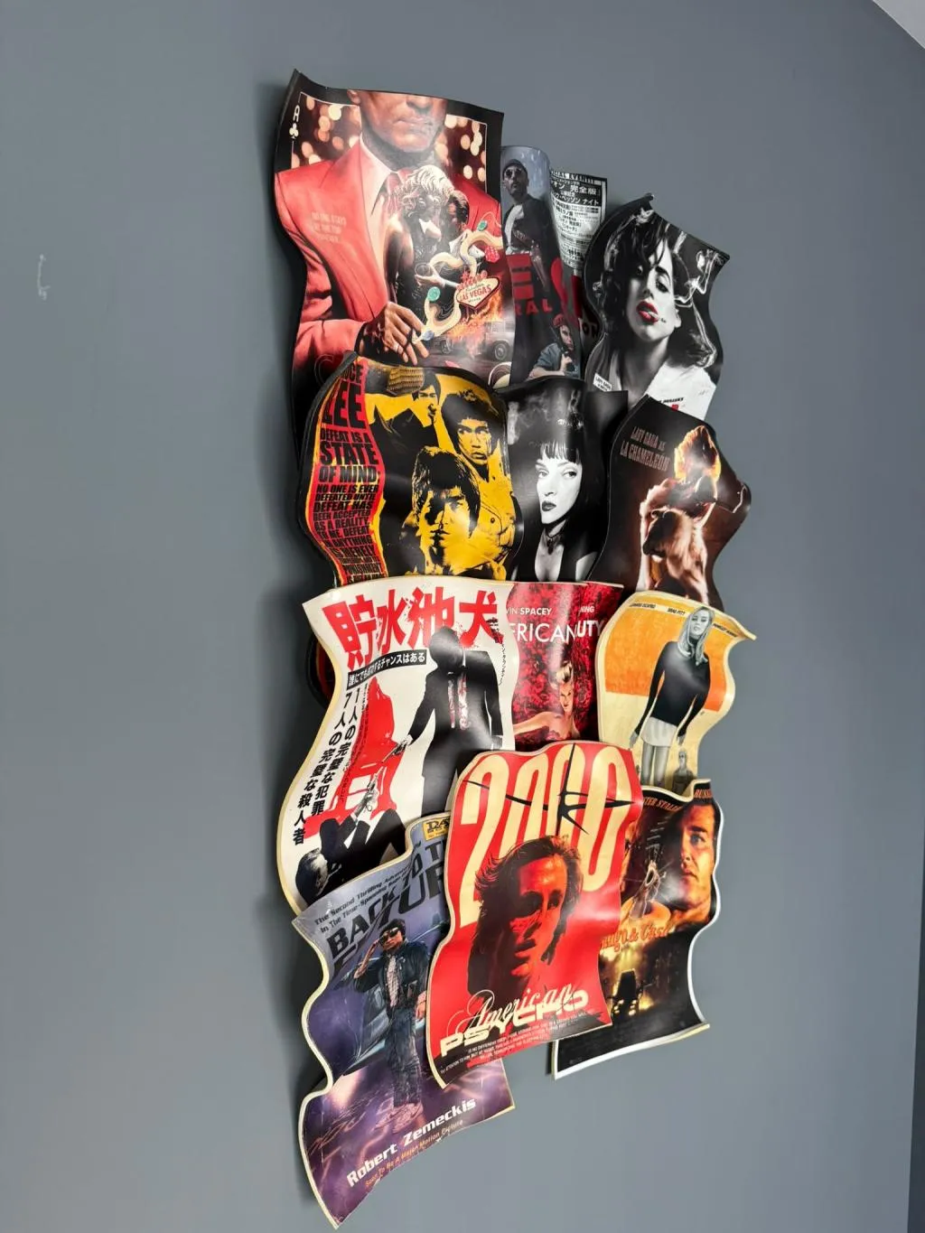 Modern 3D Wall Sculpture Pop Art Movie Posters 3