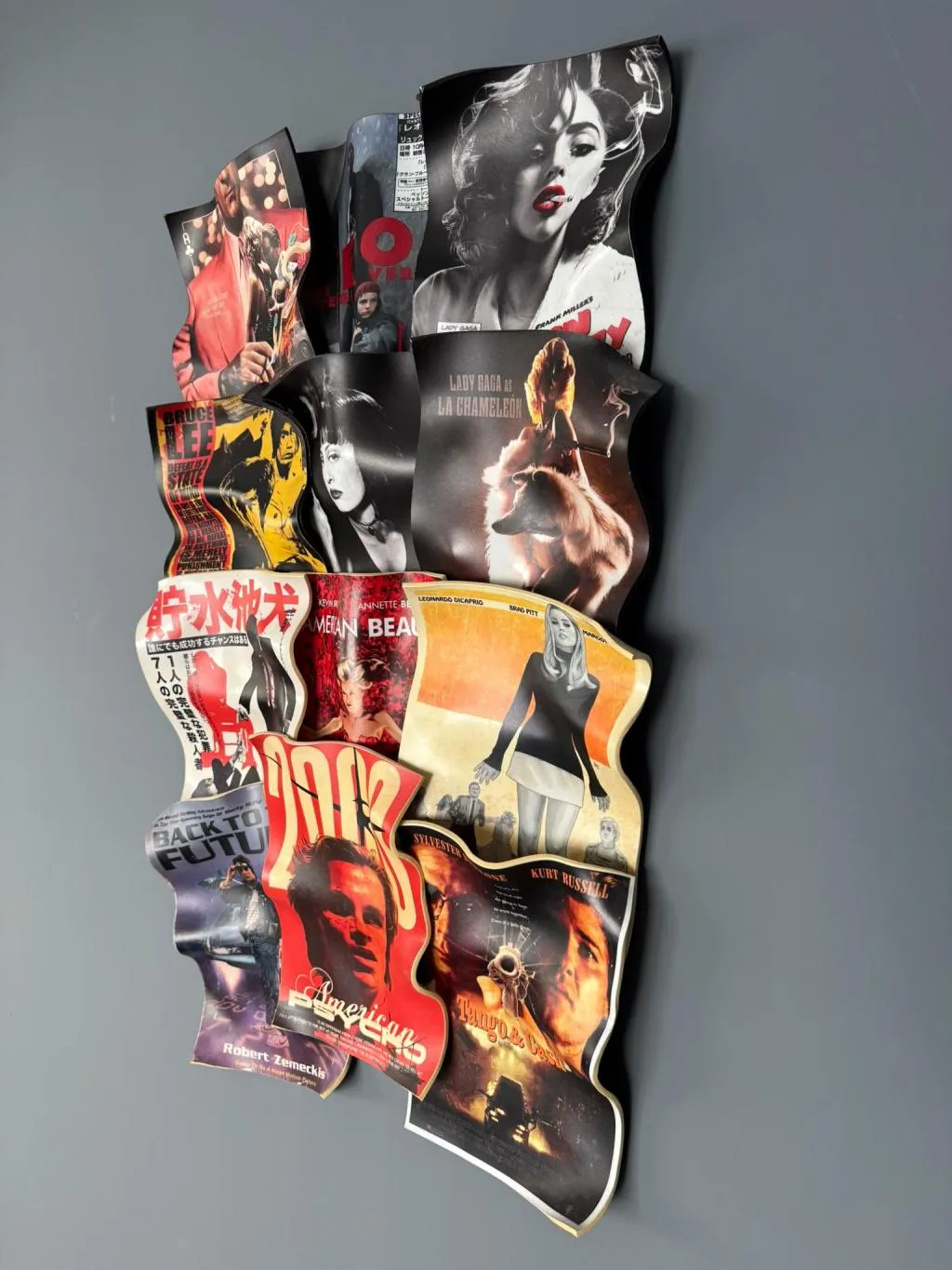 Modern 3D Wall Sculpture Pop Art Movie Posters 4