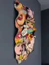 Modern 3D Wall Sculpture Pop Comic Art Melodrama 4
