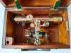 Old Brass Theodolite Stanley London Mahogany Cased Antique 11