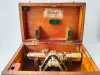 Old Brass Theodolite Stanley London Mahogany Cased Antique 9