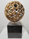 Organic Geometry Modern Bronze Sculpture Contemporary Art 1