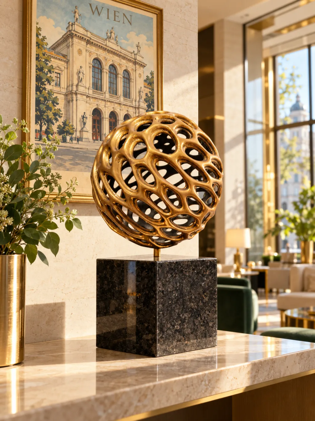 Organisch-Geometrisch Bronze Skulptur Zeitgenössische Kunst 3
