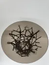 Outdoor Bronze Coffee Table in Twig Design 6