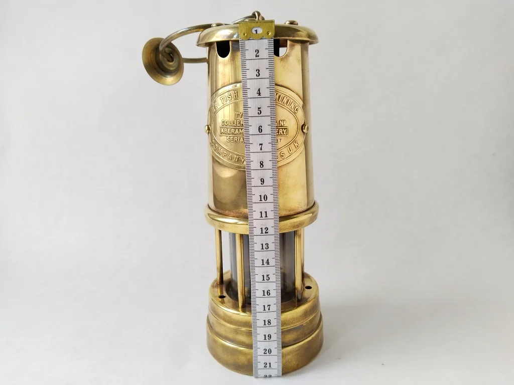 Paraffin Lamp British Coal Miners Company Wales UK Aberaman