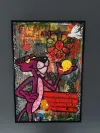 Pink Panther and Bart Simpson Modern Comic Pop Art Painting 1