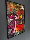 Pink Panther and Bart Simpson Pop Art Bild Modernes 4