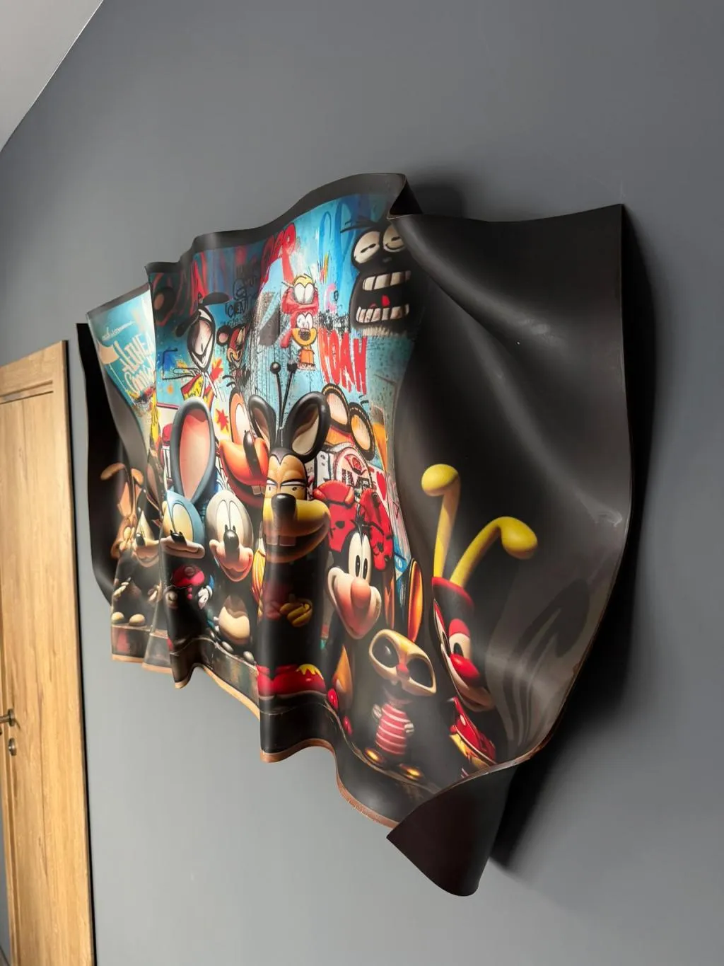 Pop Art Kunst Cartoon 3D Moderne Wandkunst Comic Helden 3