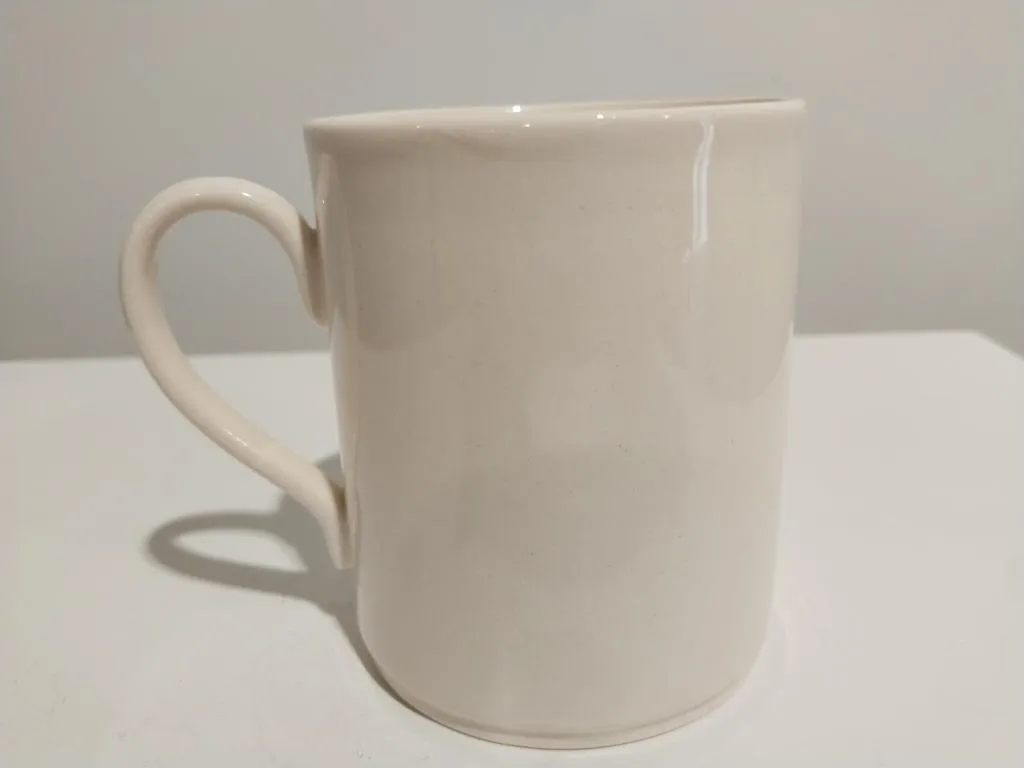 Porcelain Mug with Bronze Jesus Image of Edessa 4