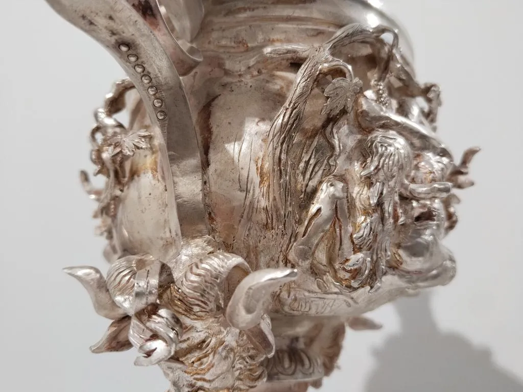 Römischer Silber Kantharos Trinkbecher Skyphos/Scyphus 5