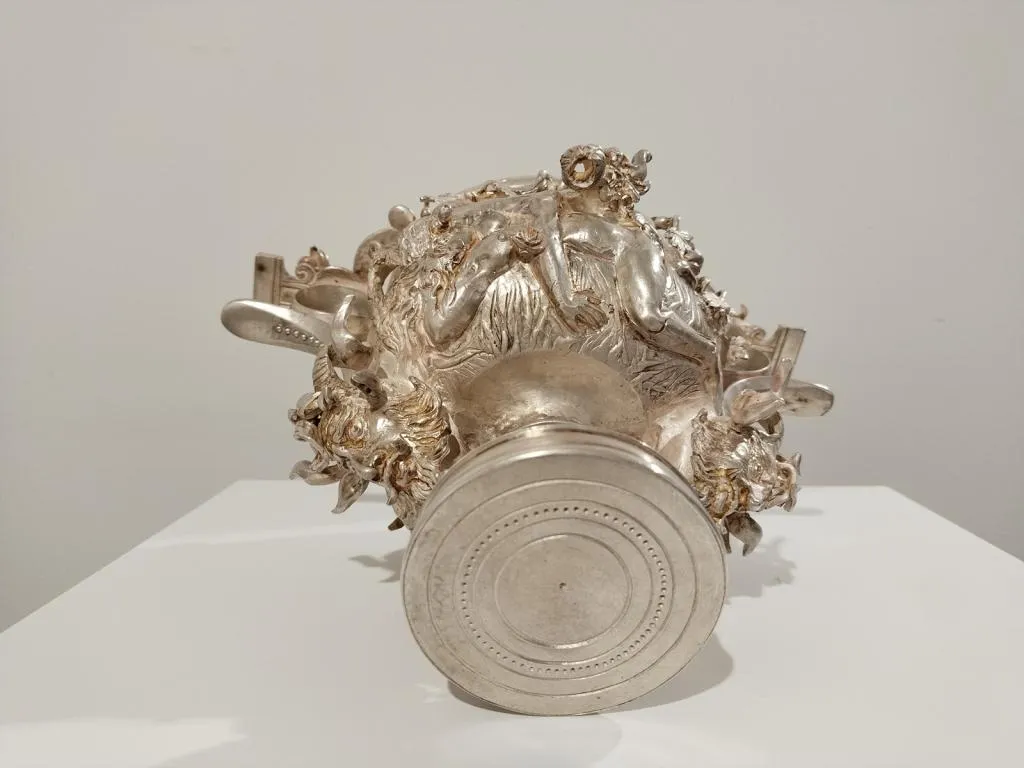 Römischer Silber Kantharos Trinkbecher Skyphos/Scyphus 9