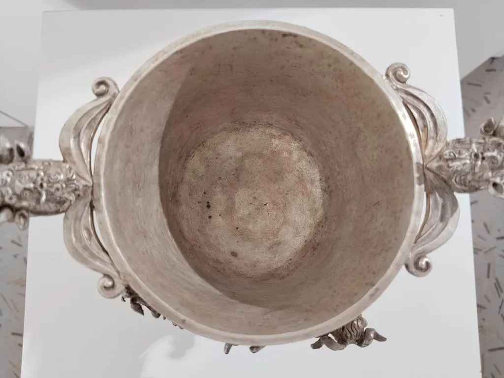 Römischer Silber Skyphos Trinkbecher Kantharos 4