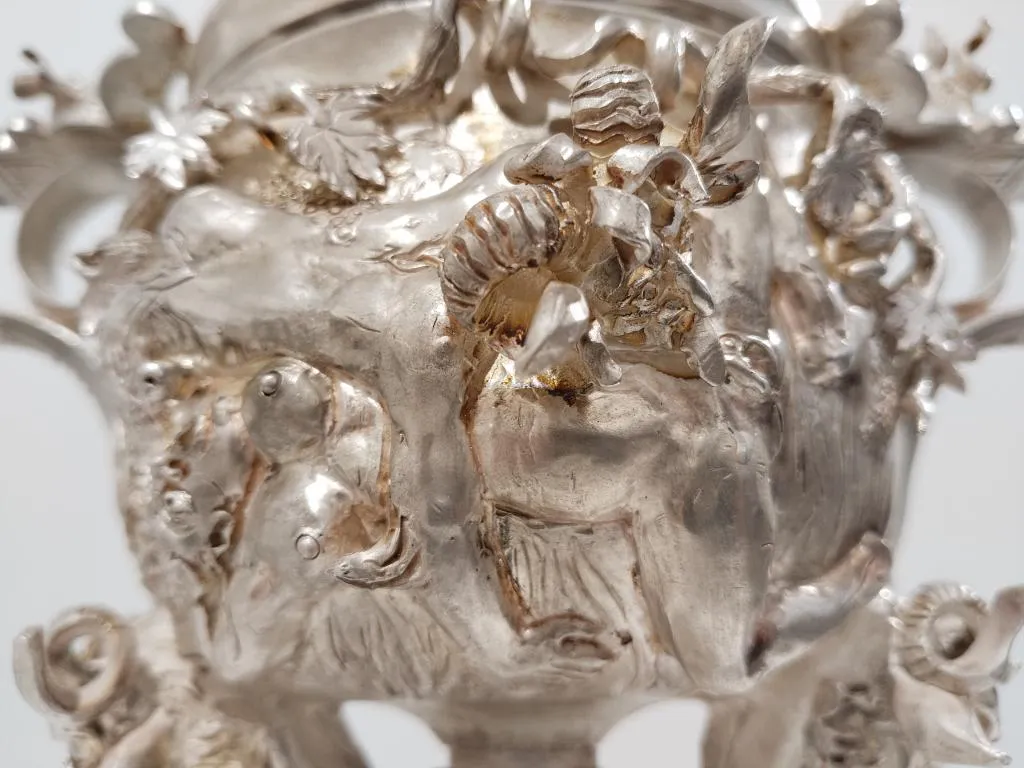 Roman Silver Kantharos Cup Skyphos 4