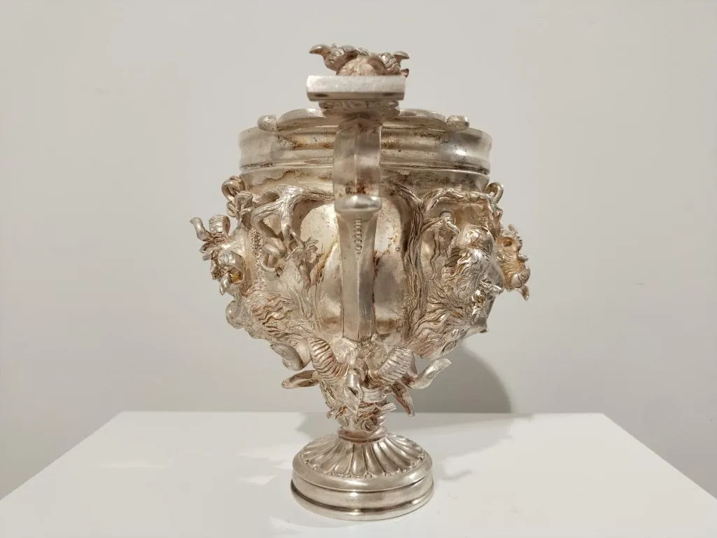 Roman Silver Kantharos Cup Skyphos 7