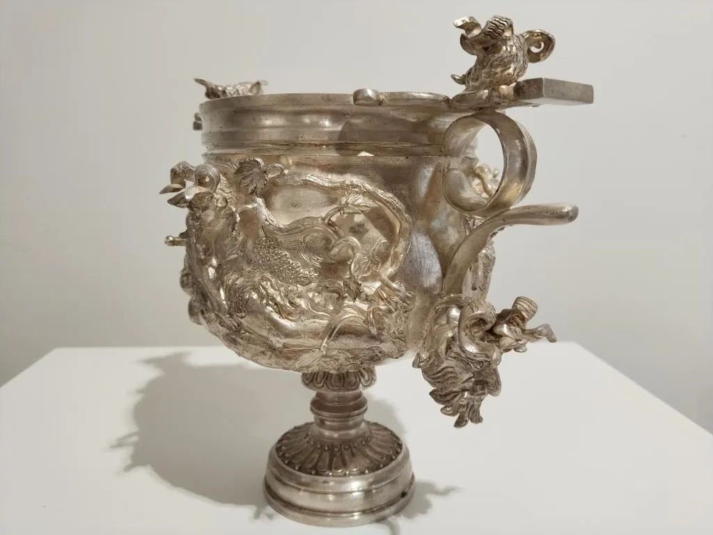 Roman Silver Skyphos Cup 4