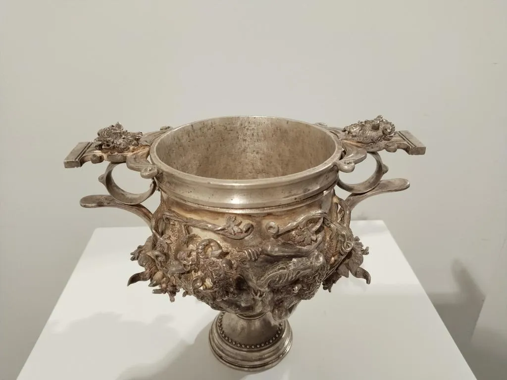 Roman Silver Skyphos Cup Kantharos 3