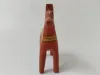 Rotes Schwedisches Dalapferd Holz 7cm 1970er 4