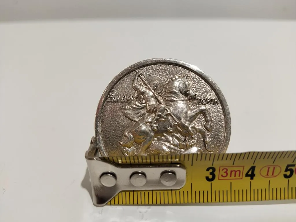 Silbermedaille Feinsilber 999 Georg Der Drachentöter ICOiN 6