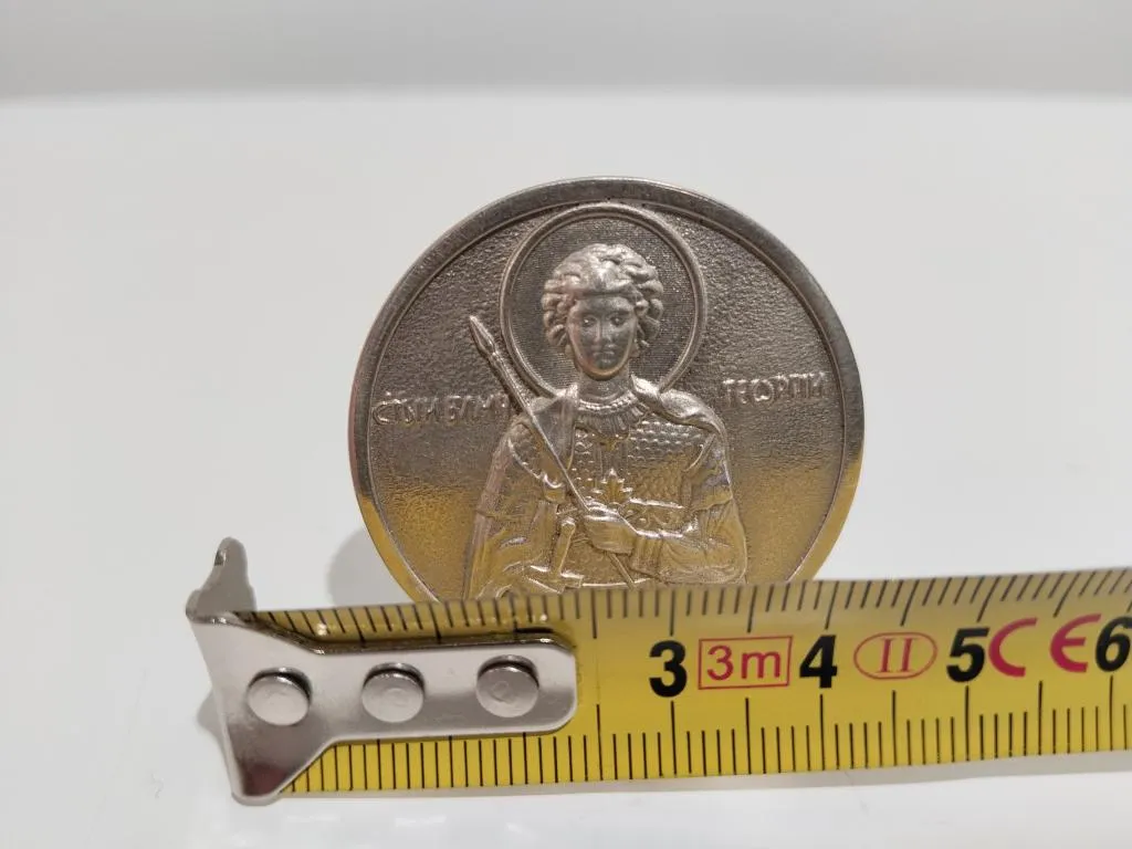 Silbermedaille Feinsilber 999 Heiliger Georg ICOiN 6