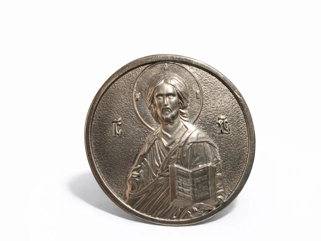 Silbermedaille Feinsilber 999 Jesus ICOiN