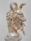 Silver bottle stopper Satyr 6