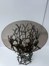 Skulpturaler Bronze Beistelltisch 4