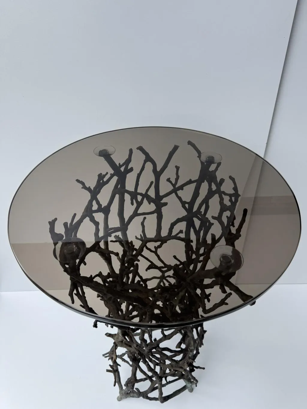 Skulpturaler Bronze Beistelltisch 4