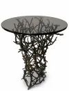 Skulpturaler Bronze Beistelltisch