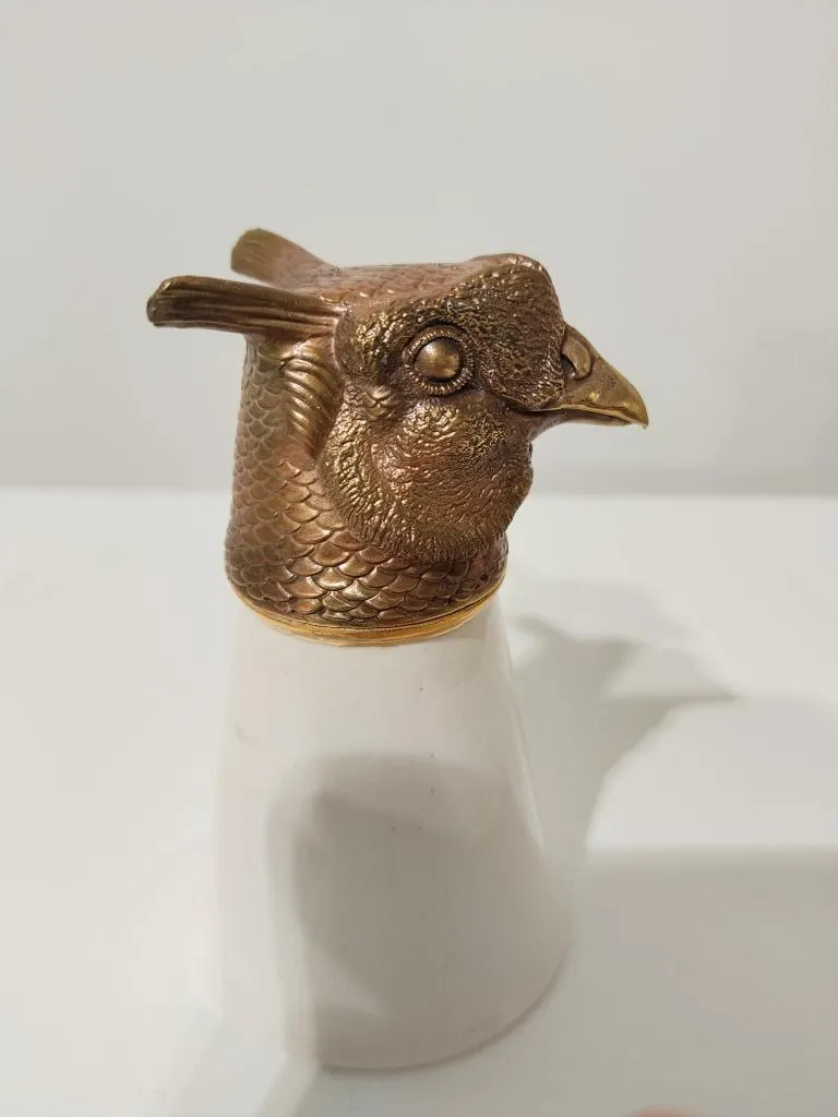 Stirrup Cup With Owl Head 2