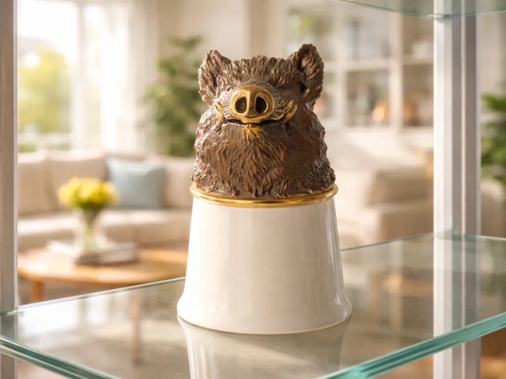 Sturzbecher Mit Wildschweinkopf 3