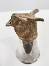 Sturzbecher Silber mit Eulenkopf 6