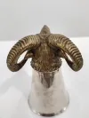Sturzbecher Silber mit Widderkopf 5