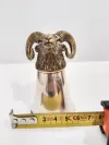 Sturzbecher Silber mit Widderkopf 8