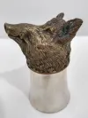 Sturzbecher Silber mit Wildschweinkopf 1