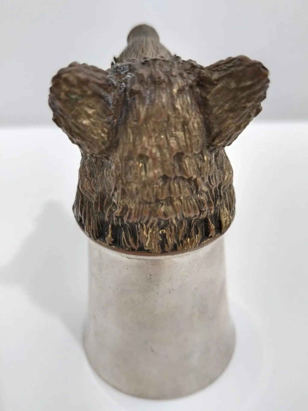 Sturzbecher Silber mit Wildschweinkopf 5