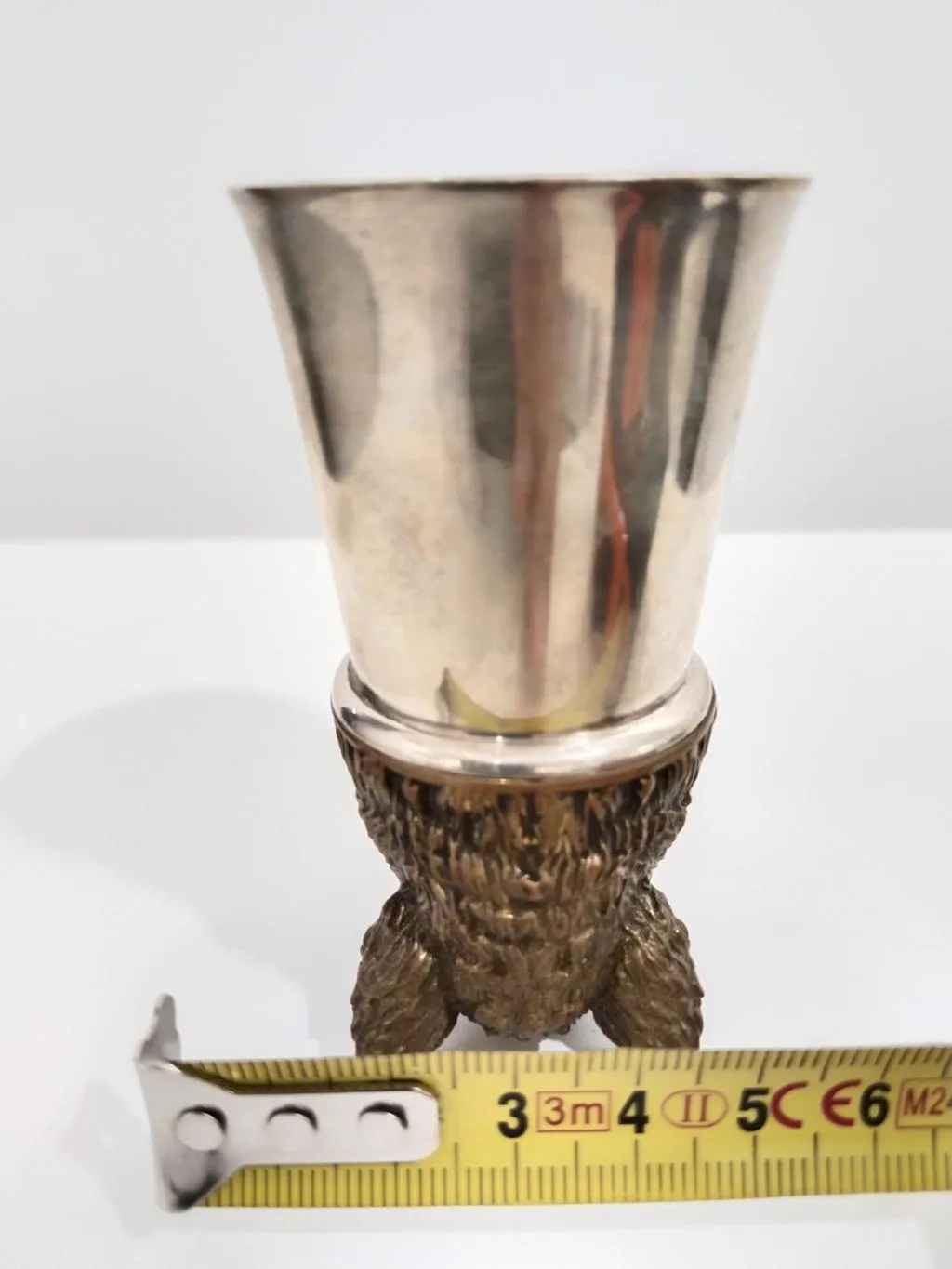 Sturzbecher Silber mit Wildschweinkopf 8