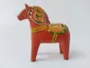Swedish Red Dala Horse 7cm 1970s