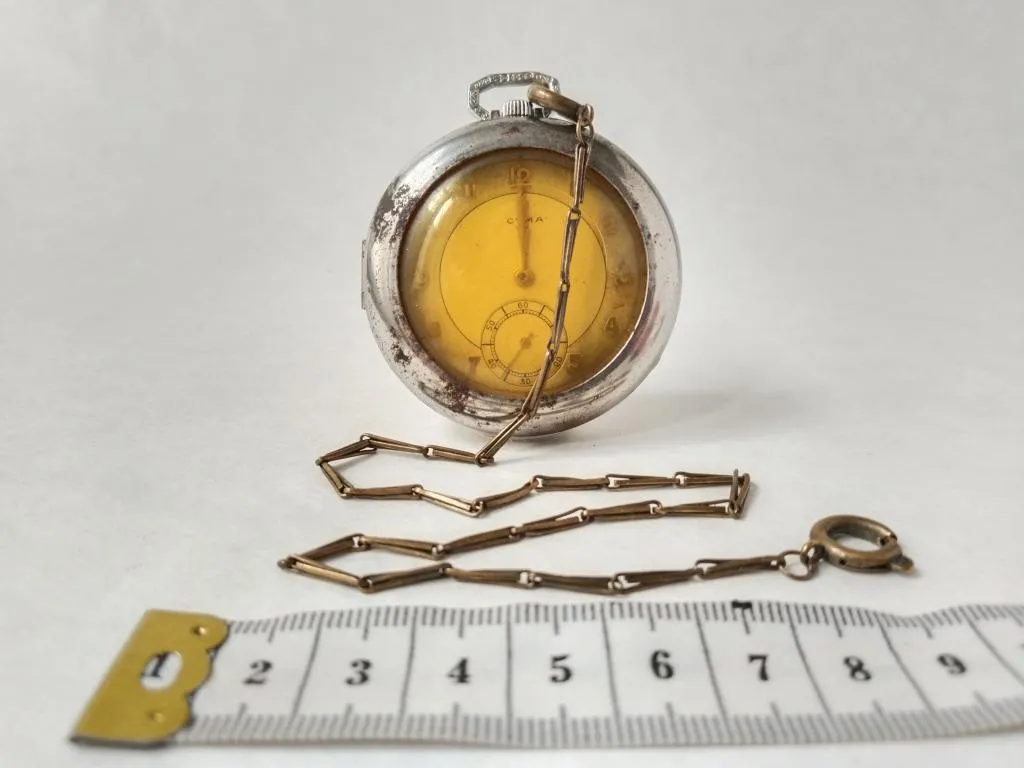 Swiss pocket watch CYMA 1930s 10