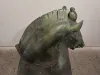The Medici Riccardi Horse Head Grünspan Bronze Guss Replik 5