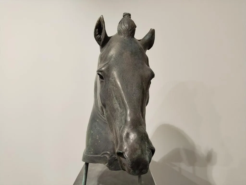 The Medici Riccardi Horse Head Verdigris Cast Bronze Copy 2
